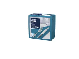 Tork 477906 Dinnerservet Advanced Blauwgroen 39x39cm
