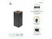 PBCORBN Recyclingbak Plastic 50 L. zwart / geel