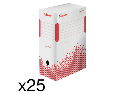 Esselte Speedbox archiefdoos 150x250x350mm Wit