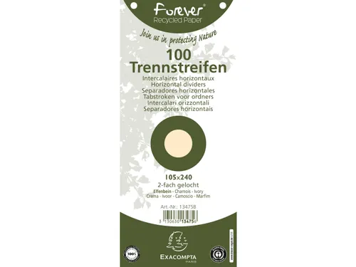 Tabstroken perfo FOR EVER 105X240mm gems