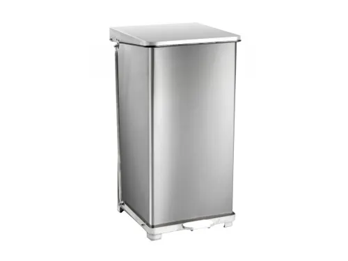 Industriële pedaalemmer 90 Liter Mat RVS