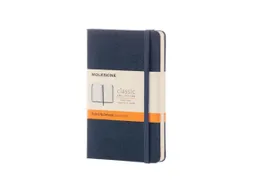 Notitieboek Moleskine pocket 90x140mm lijn hard cover sapphire blue