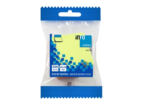 Info Shaped Sticky Notes 67X68 'pijl' Assorti 200 Vel