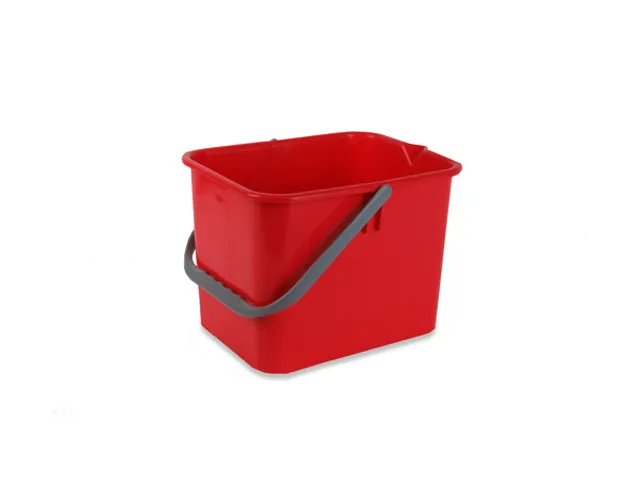 Emmer tbv werkwagen 9 Liter rood