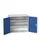 universele kast,HxBxD 900x1050x550mm,2xStalen bodem,draaigrendelslot