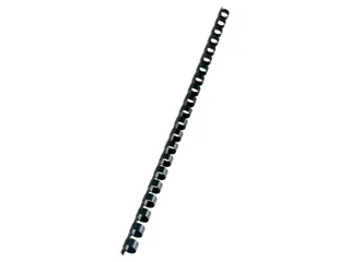 Bindrug GBC 10mm 21-rings A4 zwart 100stuks - 9
