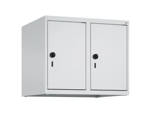 opzetkast,v. locker,2vak.,vak B 300mm,HxBxD 500x600x500mm,vleugeldeur