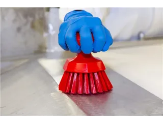 Vikan Hygiene ronde werkborstel harde vezels Ø110mm oranje - 17
