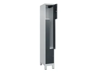 Z-garderobekast,HxBxD 1950x300x500mm,vak B 150/300mm,cil.-slot,voeten - 2