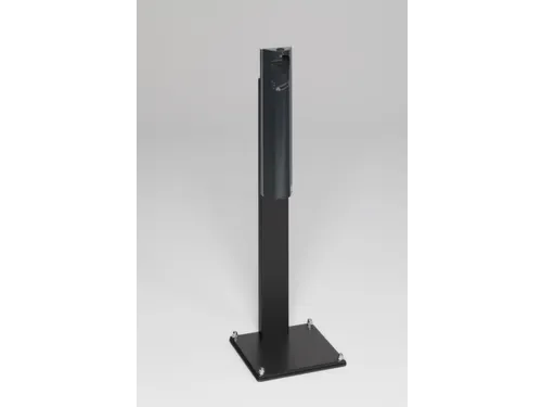 Staande Asbak 3.5l 1250x 310x 310mm Voet Zwart Antraciet