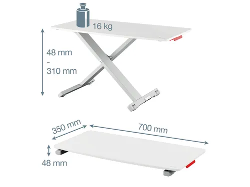 Zit-sta bureau Leitz Ergo Cosy