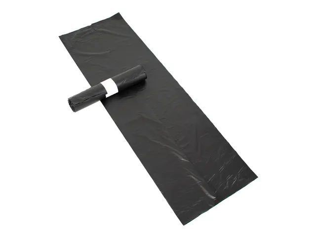 Afvalzak 110 Liter 70x110x0.021 Zwart 10 rollen à 25 stuks MDPE