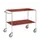 Tafelwagen,Draagverm. 150Kg,2Xstaalplaat,Staaletage,Zilverkleurig