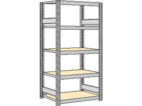 magazijnstelling,grondveld,HxBxD 2000x1061x526mm,vakl. 250kg