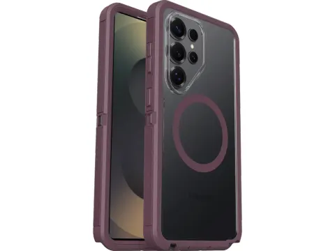 Defender Pro XT Samsung S26 Ultra Hoesje Magnetic Paars Transparant
