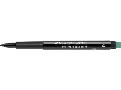 Marker Faber-Castell Multimark permanent M zwart