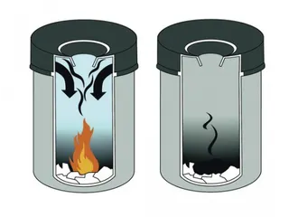 Afvalbak Vlamdovend Safe Round 60 Liter Grijs - 2