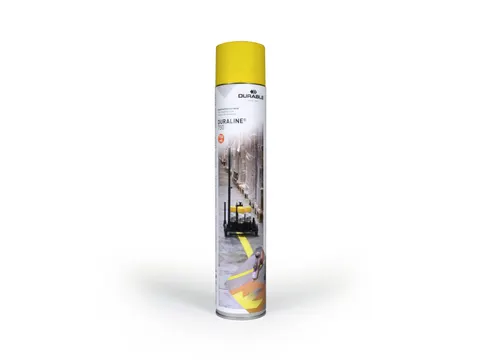 Vloer markeerspray DURALINE 750 ml Geel