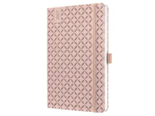 Weekagenda Flair A5 2027 (NL/FR/EN/DU) Pearl Rose Hardcover - 1
