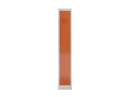 garderobekast,HxBxD 1800x310x500mm,1vak,klink,sokkel,romp RAL7035