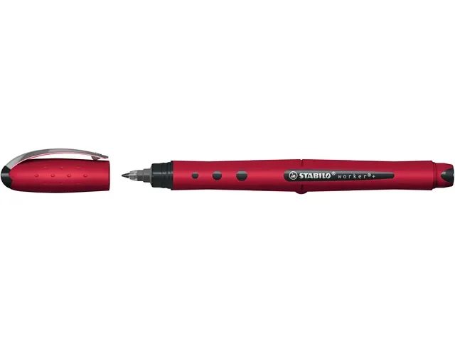 Rollerpen STABILO Worker+ Wildflower Bordeaux medium
