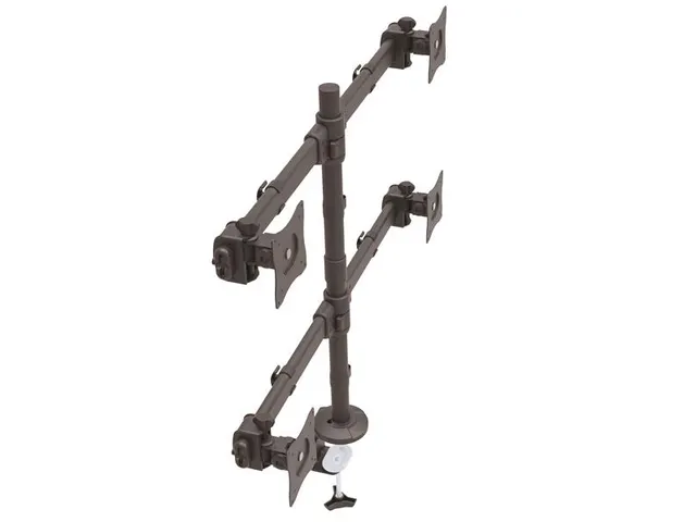 Bras 4 écrans Réglalbe Acier