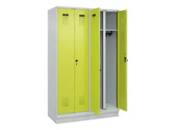 locker voor scheiding van kleding,HxBxD 1950x1200x500mm,4vak