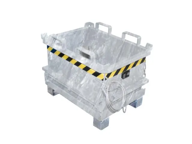 mini-bodemklepcontainer,HxLxB 625x600x800mm,0,13m³,inrijbeugel,staal