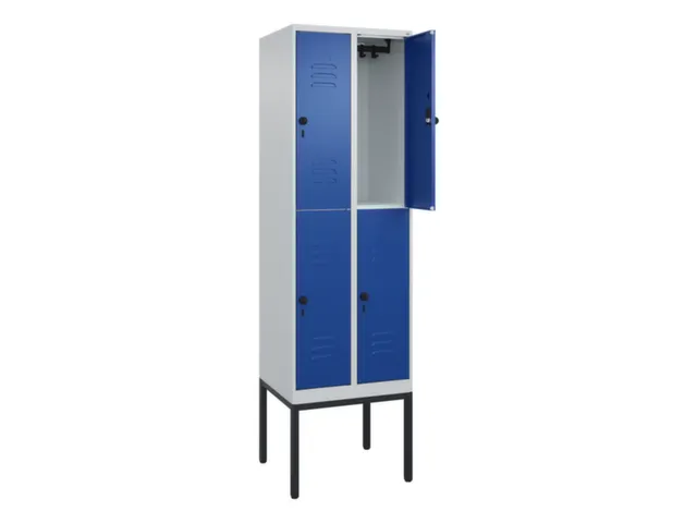 dubbeldekse locker,HxBxD 2120x600x500mm,2x2vak.,vak B 300mm