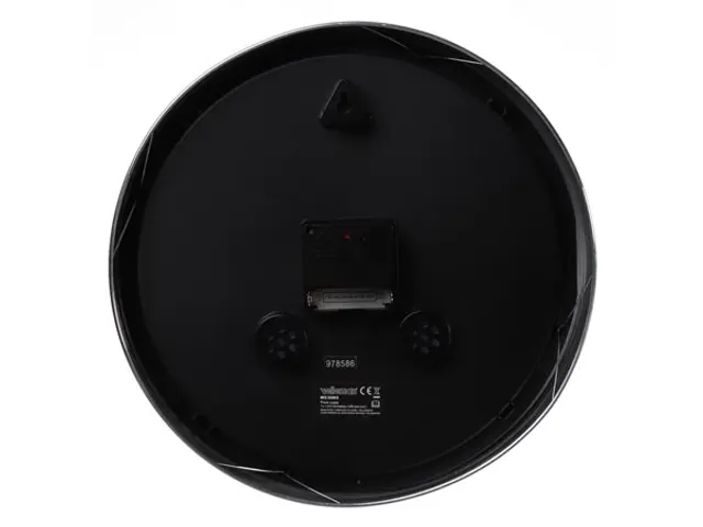 Aluminium Wandklok Ø 30cm cijferaanduiding DCF