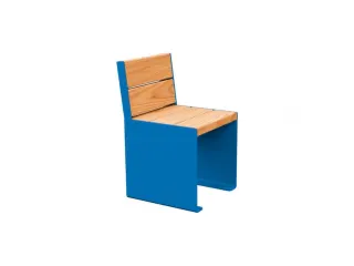 stoel,B 450mm,3latten,hout-zitting licht eikenhout,zitting H 450mm - 2
