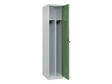 locker voor scheiding van kleding,HxBxD 1850x400x500mm,1vak