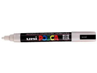 Verfstift Posca PC5M Medium Punt 1,8-2,5mm Wit - 2