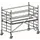 rolsteiger,reik H 3,4m,steiger H 2,64m,1platform(s),m. doorgang