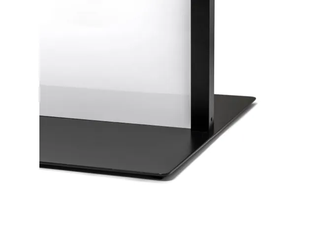 Totem Paneel+ Dubbelzijdige Display 42x120cm Zwart frame