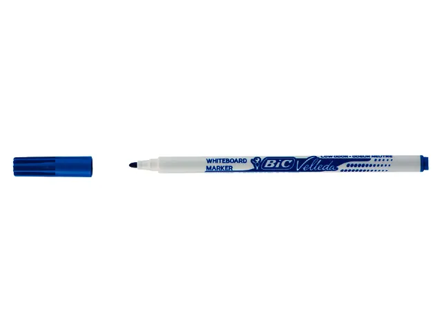 Viltstift Bic Velleda 1721 whiteboard rond fijn blauw