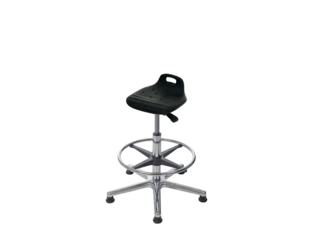 stasteun,PU-schuim-zitting zwart,zitting H 530-780mm,voetring