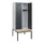 locker met bank,HxBxD 1950x800x815mm,2vak,vak B 400mm,cilinderslot