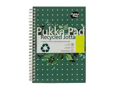 Notitieboek Pukka Jotta A5 lijn 55vel/110pagina's 80 gram groen