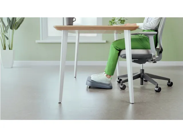 Voetensteun Ergo Verstelbaar Gerecycled Grijs 34x42cm