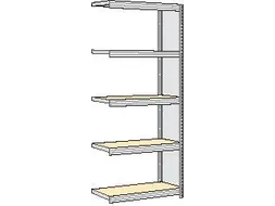 magazijnstelling,aanbouwveld,HxBxD 2000x875x326mm,vakl. 250kg