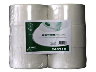 Toiletpapier 240218 Mini Jumbo Recycled Wit 2-Laags 12 rollen - 2