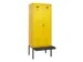 locker met bank,voor scheiding van kleding,HxBxD 2120x800x815mm,2vak