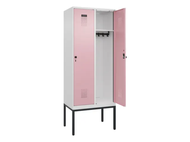 locker,HxBxD 2120x800x500mm,2vak,vak B 400mm,draaigrendel