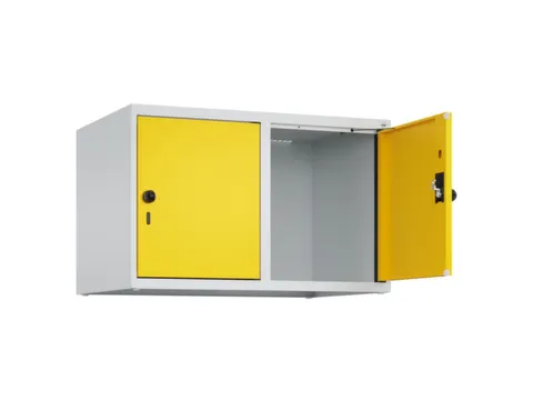 opzetkast,v. locker,2vak.,vak B 400mm,HxBxD 500x800x500mm,draaigrendel
