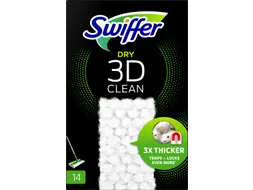 Swiffer Dry 3D Clean navulling, pak van 14 stuks