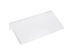 etiket m. etiketbeschermer,v. Stellingbak HxB 82x300-500mm