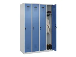 locker,HxBxD 1850x1200x500mm,4vak,vak B 300mm,draaigrendel