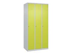 locker voor scheiding van kleding,HxBxD 1850x900x500mm,3vak