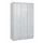 Z-garderobekast,HxBxD 1950x1200x500mm,vak B 200/400mm,cil.-slot,sokkel